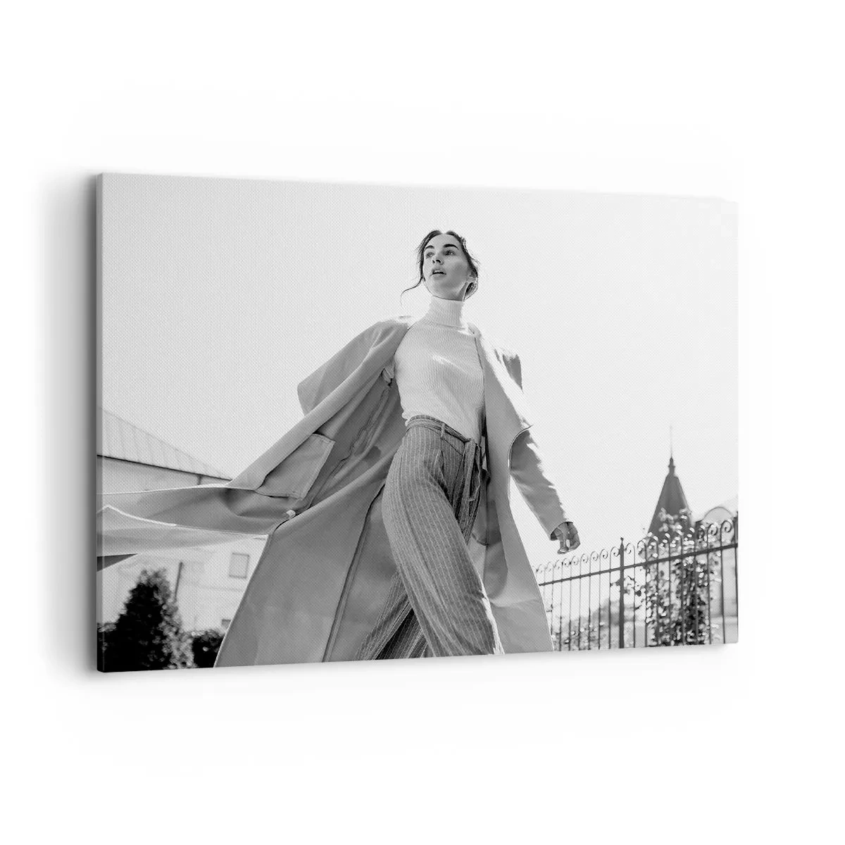 Canvastavla - Bild på duk - Följer du med mig? - 100x70 cm