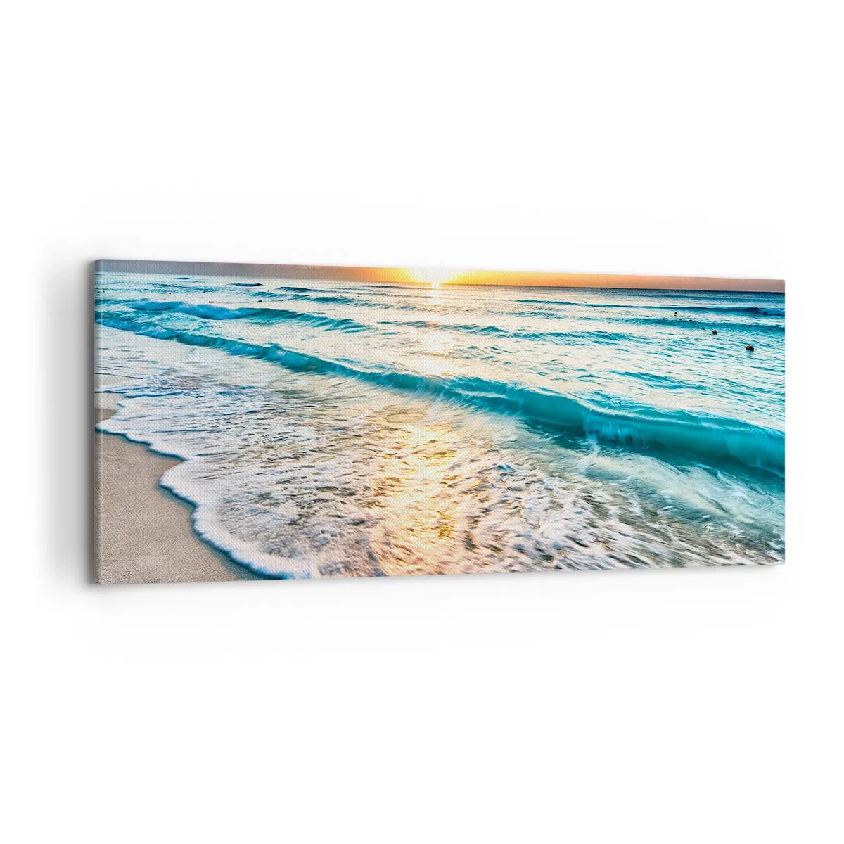 Canvastavla - Bild på duk - Vy värd besväret - 100x40 cm