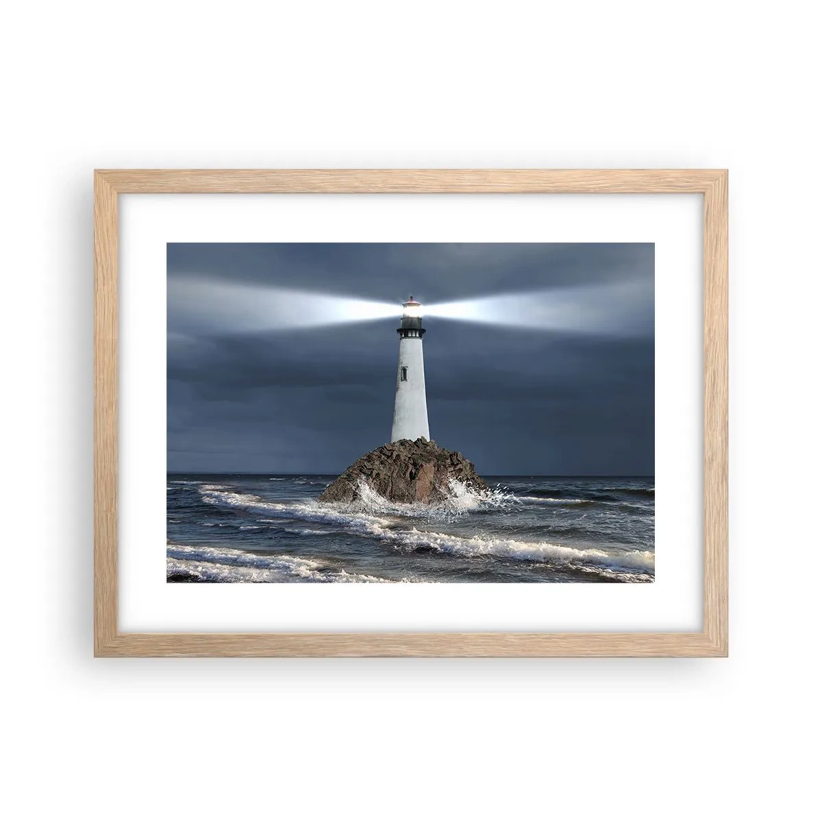 Affisch i ram av ljusek - Här...här...här! - 40x30 cm