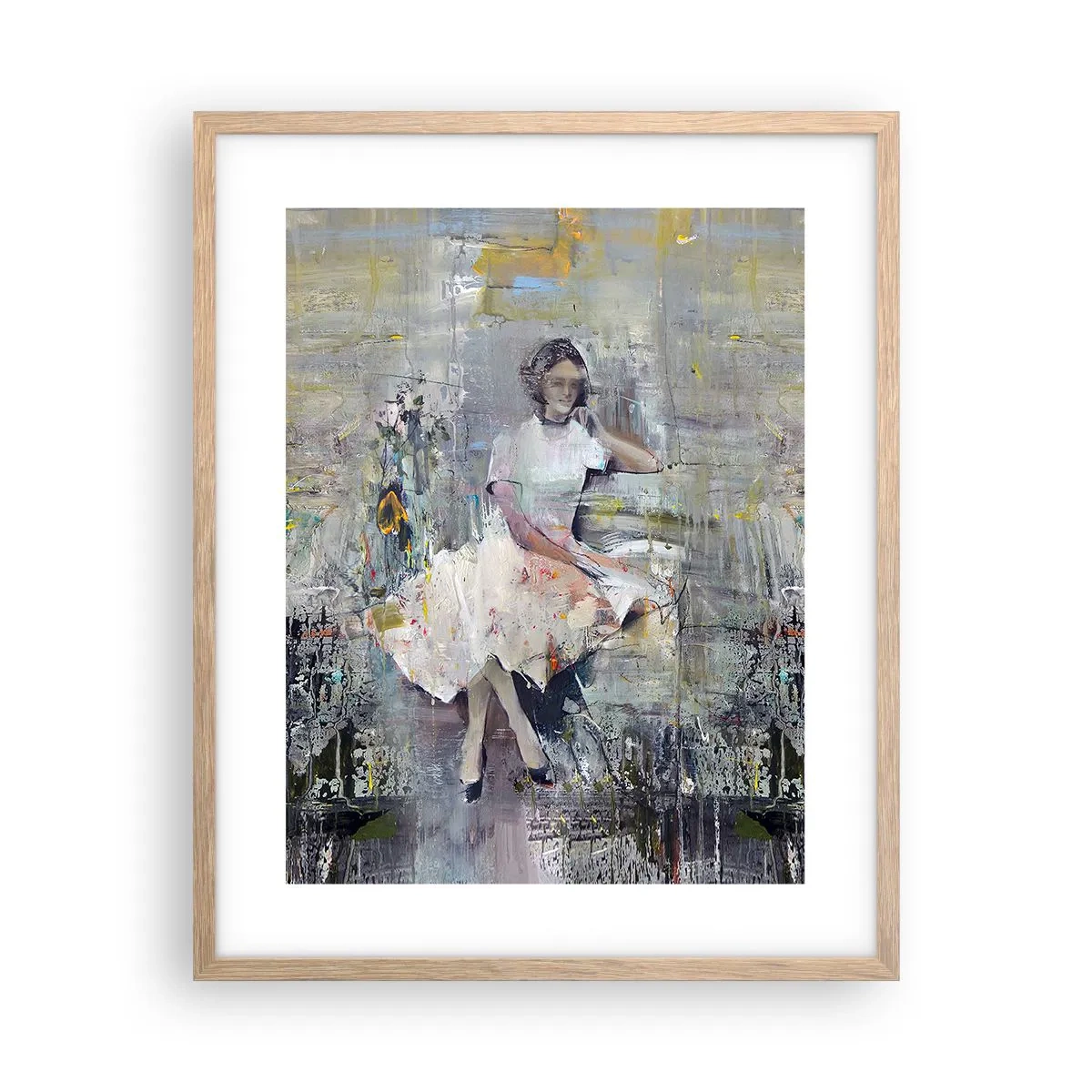 Affisch i ram av ljusek - Klassisk och modern - 40x50 cm