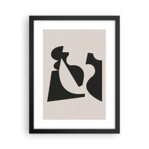 Affisch i svart ram - För självmontering - 30x40 cm