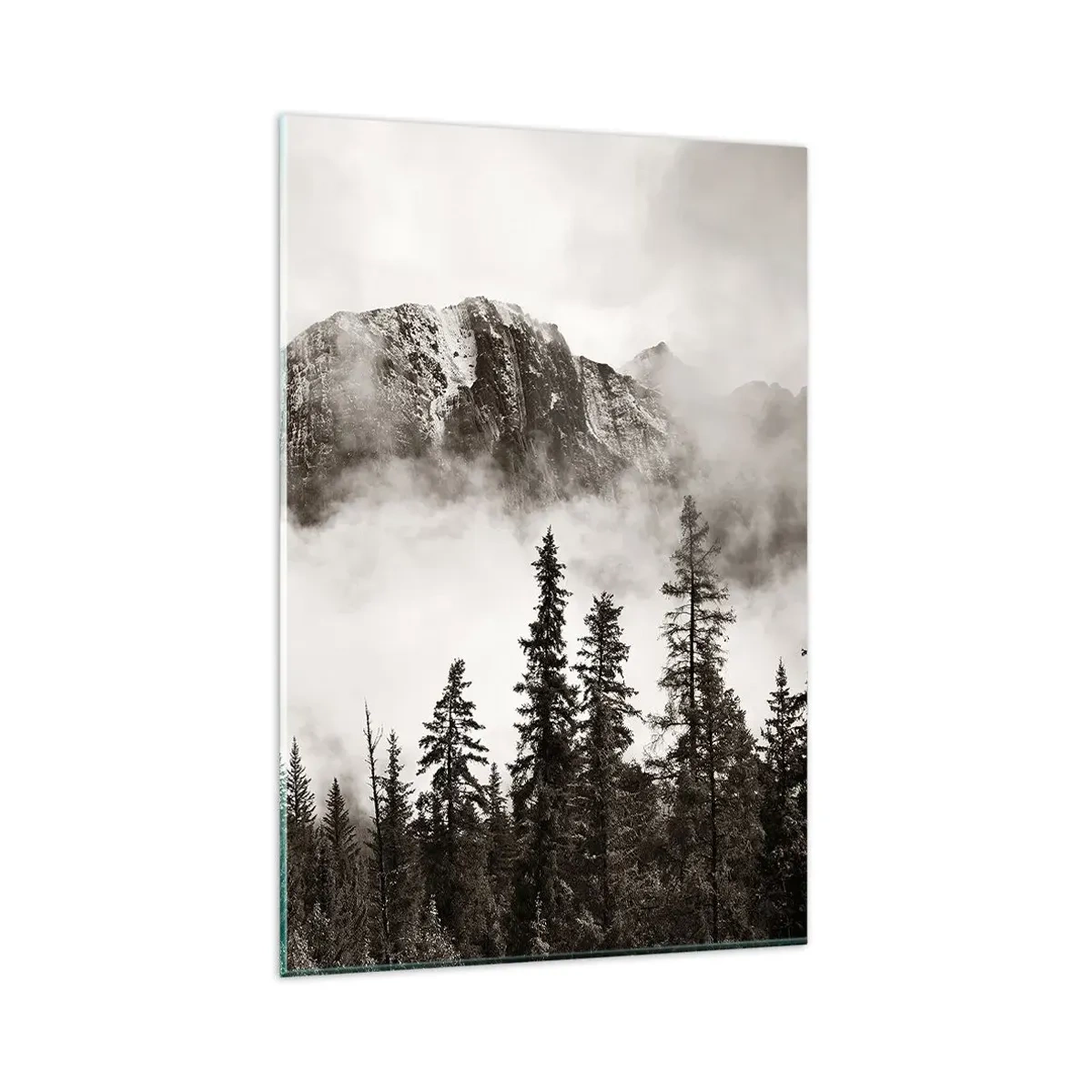 Glastavla - Bild på glas - Granithärskare - 80x120 cm