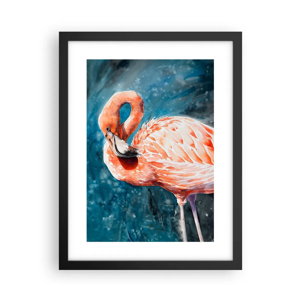 Affisch i svart ram - Dekorativt till sin natur - 30x40 cm