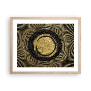 Affisch i ram av ljusek - Glamourös komposition - 50x40 cm