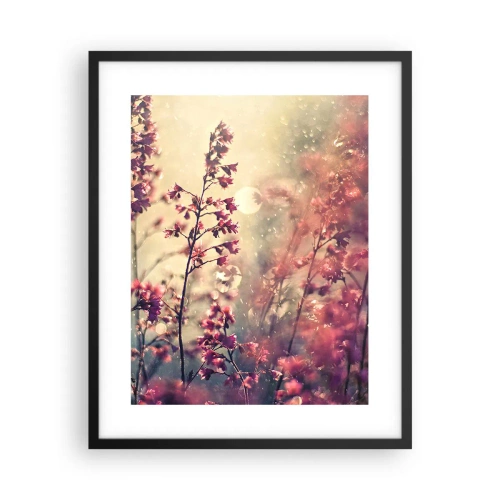 Affisch i svart ram - Hemlighetsfull trädgård - 40x50 cm