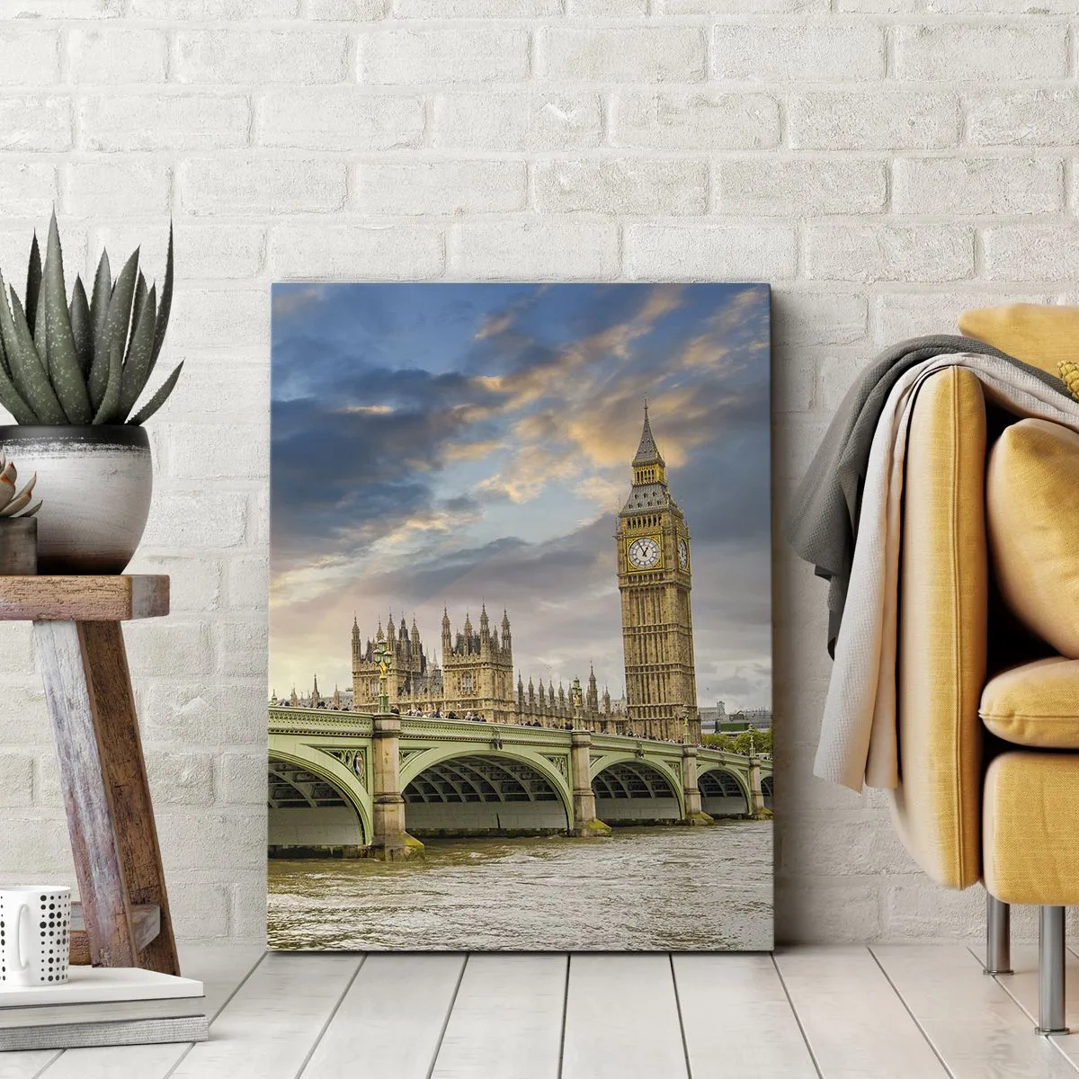 Canvastavla - Bild på duk - Tiden stannade i Imperiet - 50x70 cm