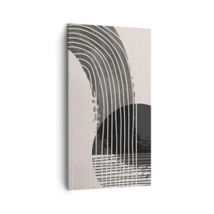 Canvastavla - Bild på duk - Dit och tillbaka - 45x80 cm