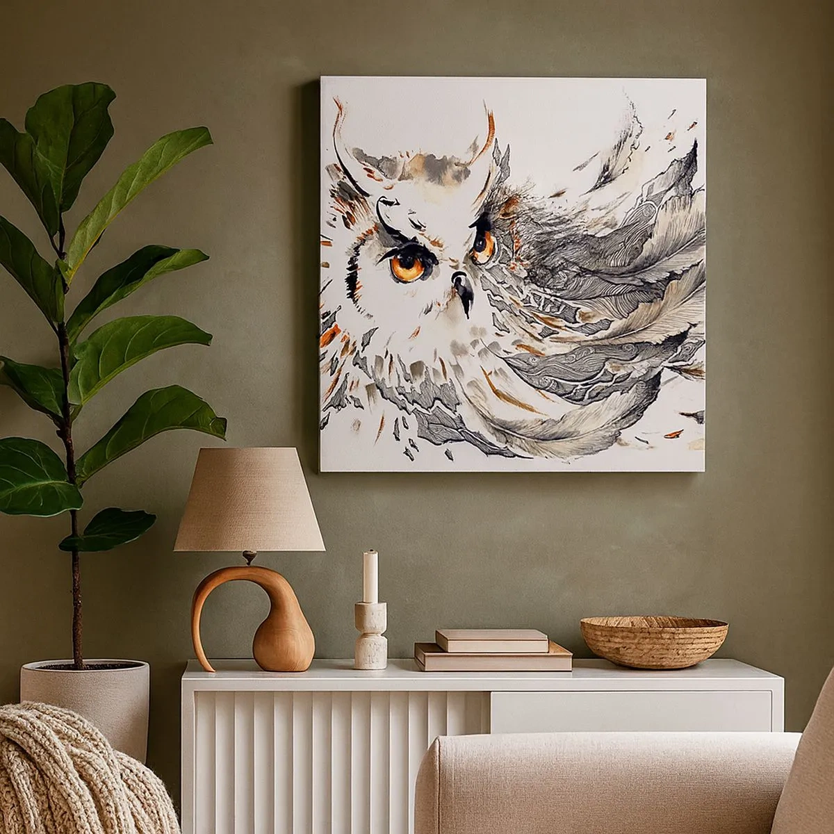 Canvastavla - Bild på duk - Kom från trollkonstens värld - 30x30 cm