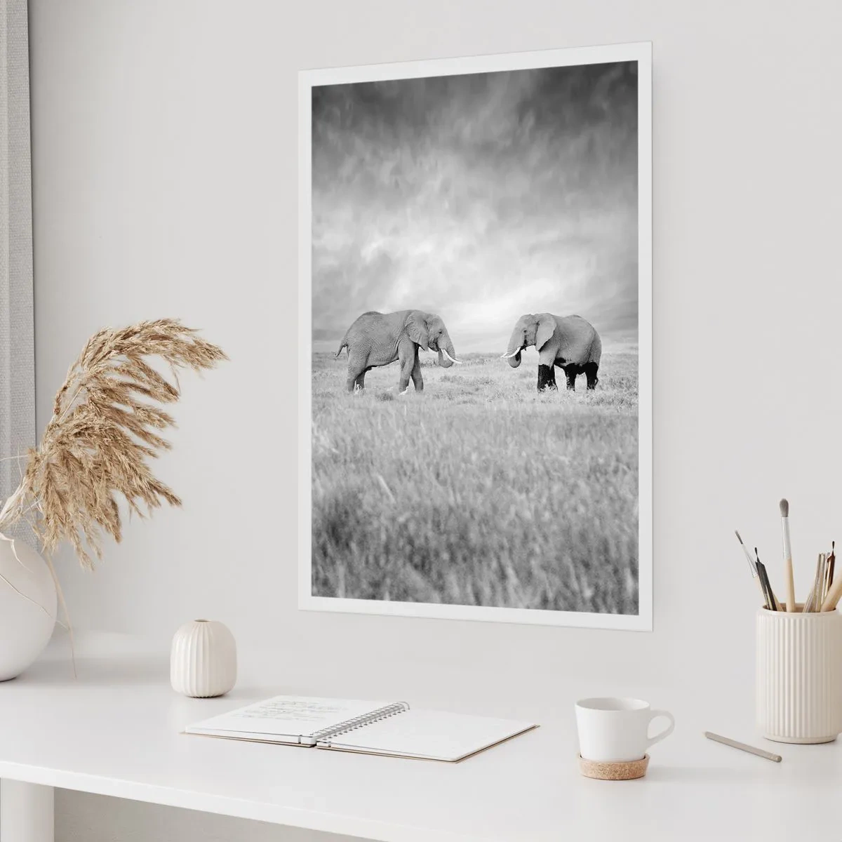 Affisch - Grått är vackert - 70x100 cm