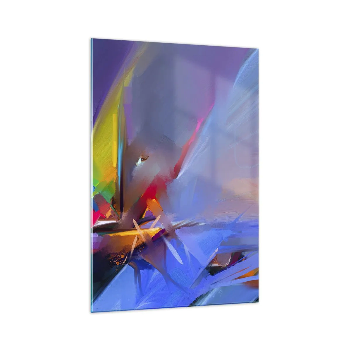 Glastavla - Bild på glas - Snabb som en fågel - 70x100 cm