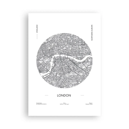 Affisch - Londons anatomi - 70x100 cm