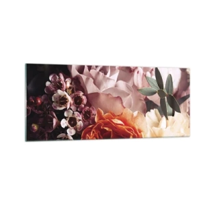 Glastavla - Bild på glas - Omgärdade av skönhet - 100x40 cm