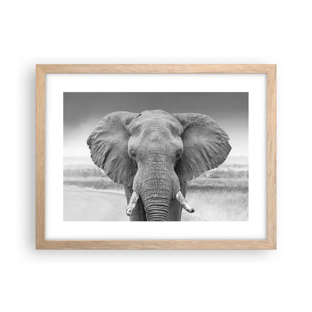 Affisch i ram av ljusek - Välkommen till min värld - 40x30 cm