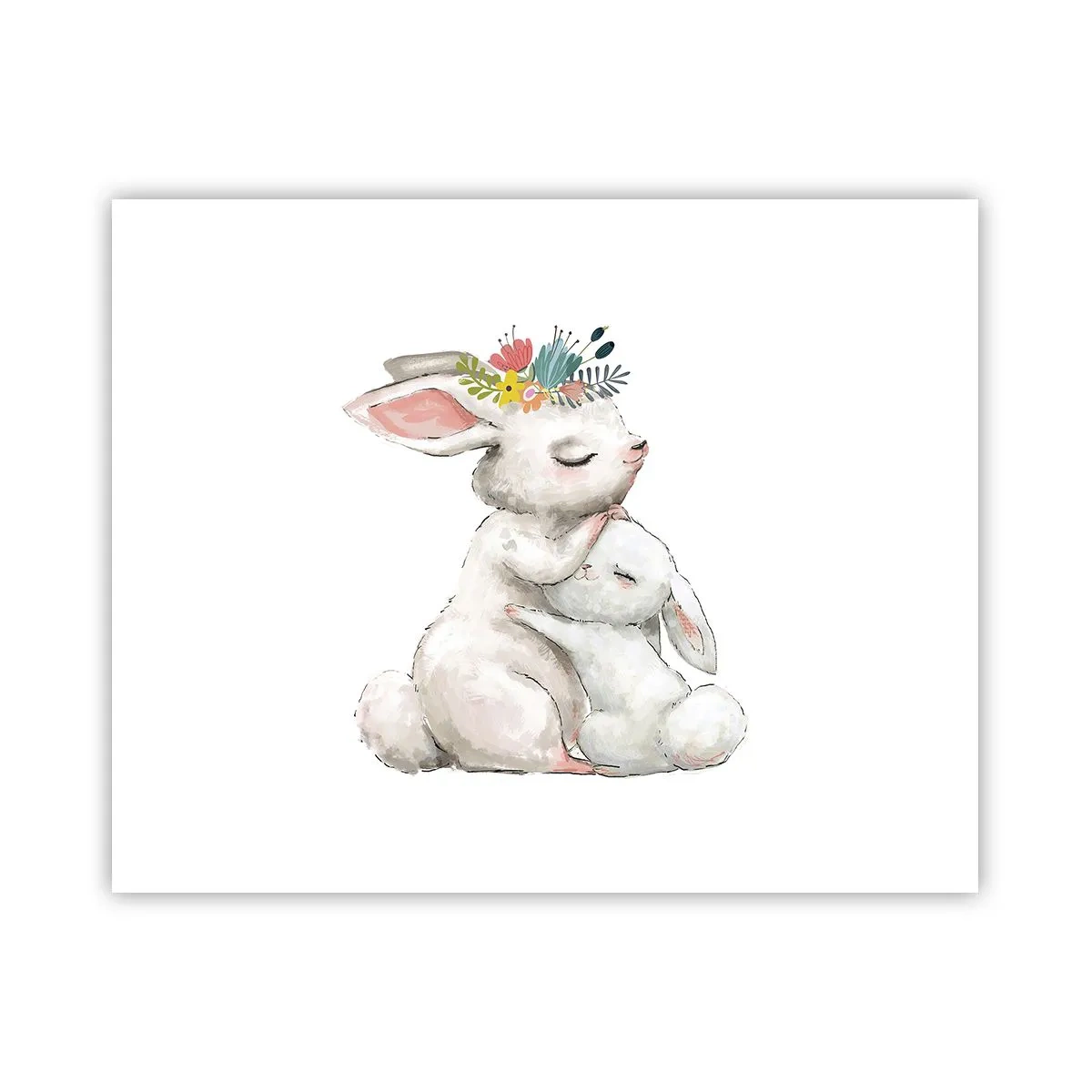 Affisch - Alltid bäst hos mamma - 50x40 cm