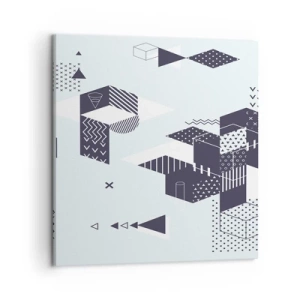 Canvastavla - Bild på duk - I matematikerns själ - 50x50 cm