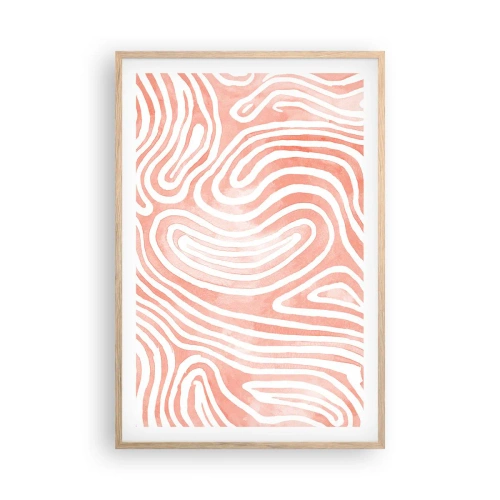 Affisch i ram av ljusek - I en labyrint av koraller - 61x91 cm