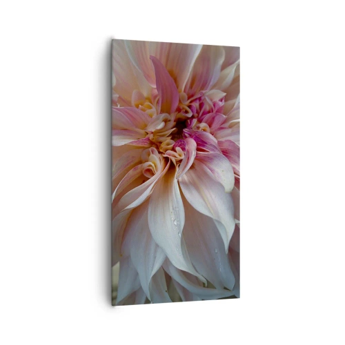 Canvastavla - Bild på duk - Blommande friskhet - 65x120 cm