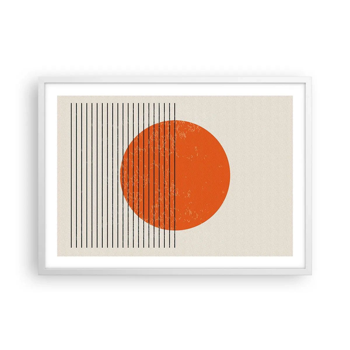 Affisch i vit ram - Alltid solen - 70x50 cm