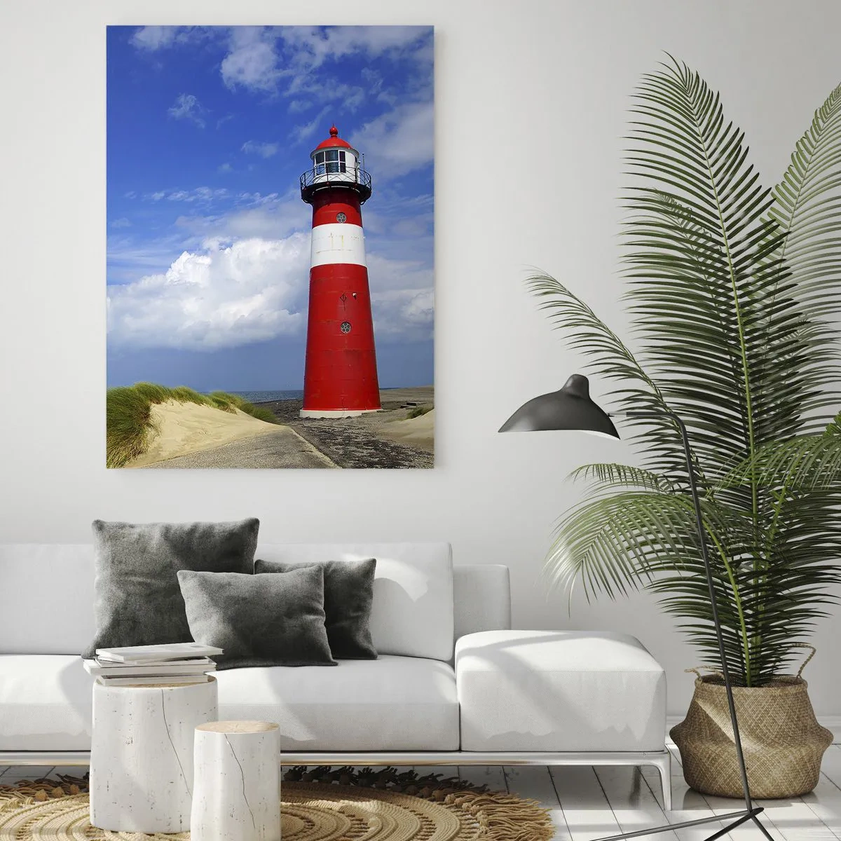 Glastavla - Bild på glas - Drömasyl - 50x70 cm