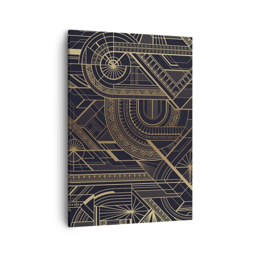 Canvastavla - Bild på duk - Koncept, idéer, planer - 50x70 cm