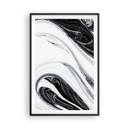 Affisch i svart ram - Motsatskombination - 61x91 cm