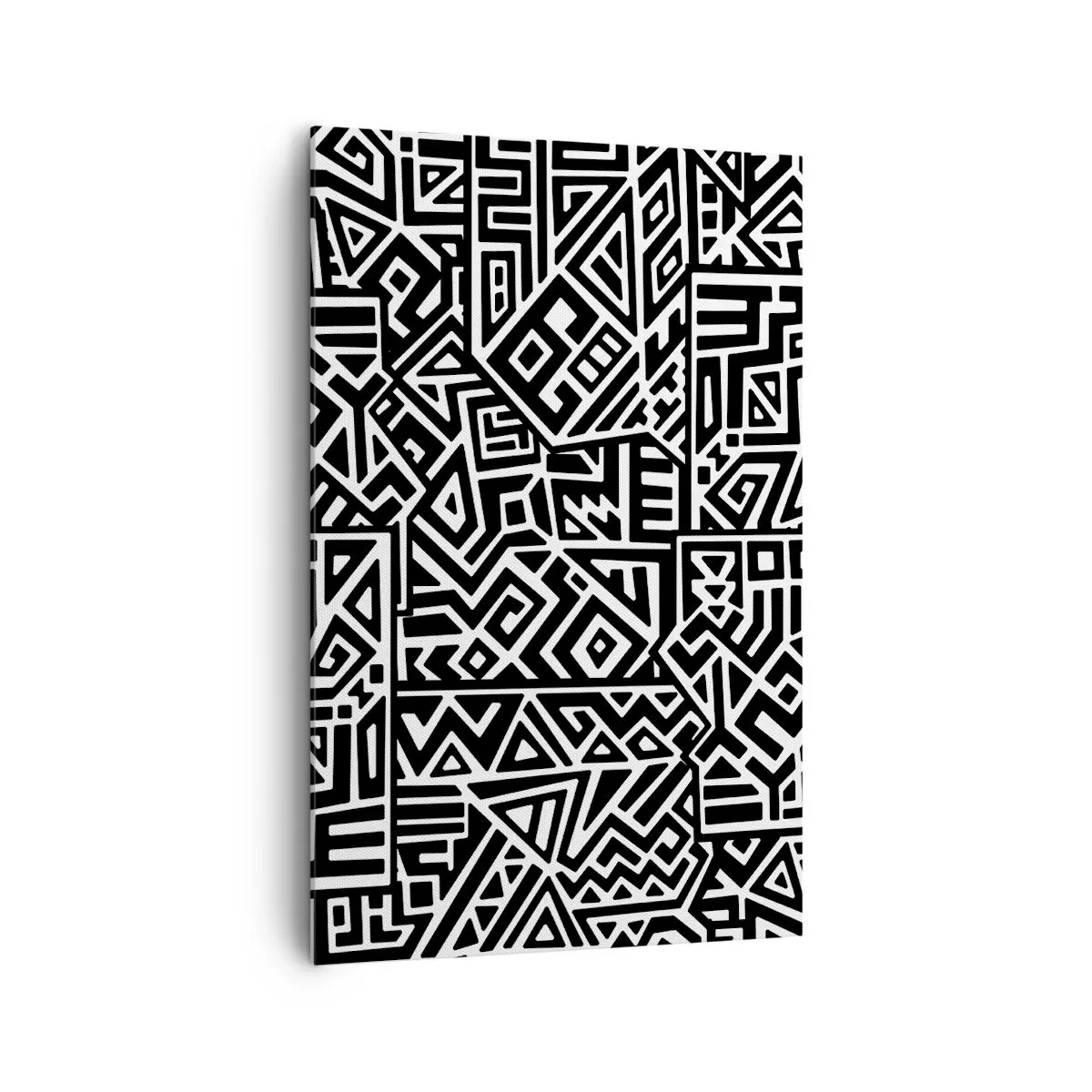 Canvastavla - Bild på duk - Prekolumbisk komposition - 80x120 cm