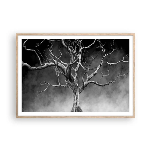 Affisch i ram av ljusek - Ursprungligt och heligt - 100x70 cm