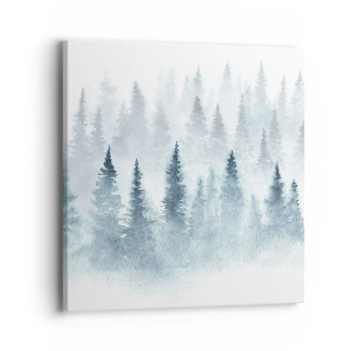 Canvastavla - Bild på duk - Insvepta i dimma - 40x40 cm
