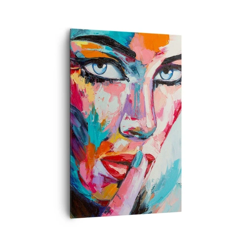 Canvastavla - Bild på duk - Vår första hemlighet - 80x120 cm