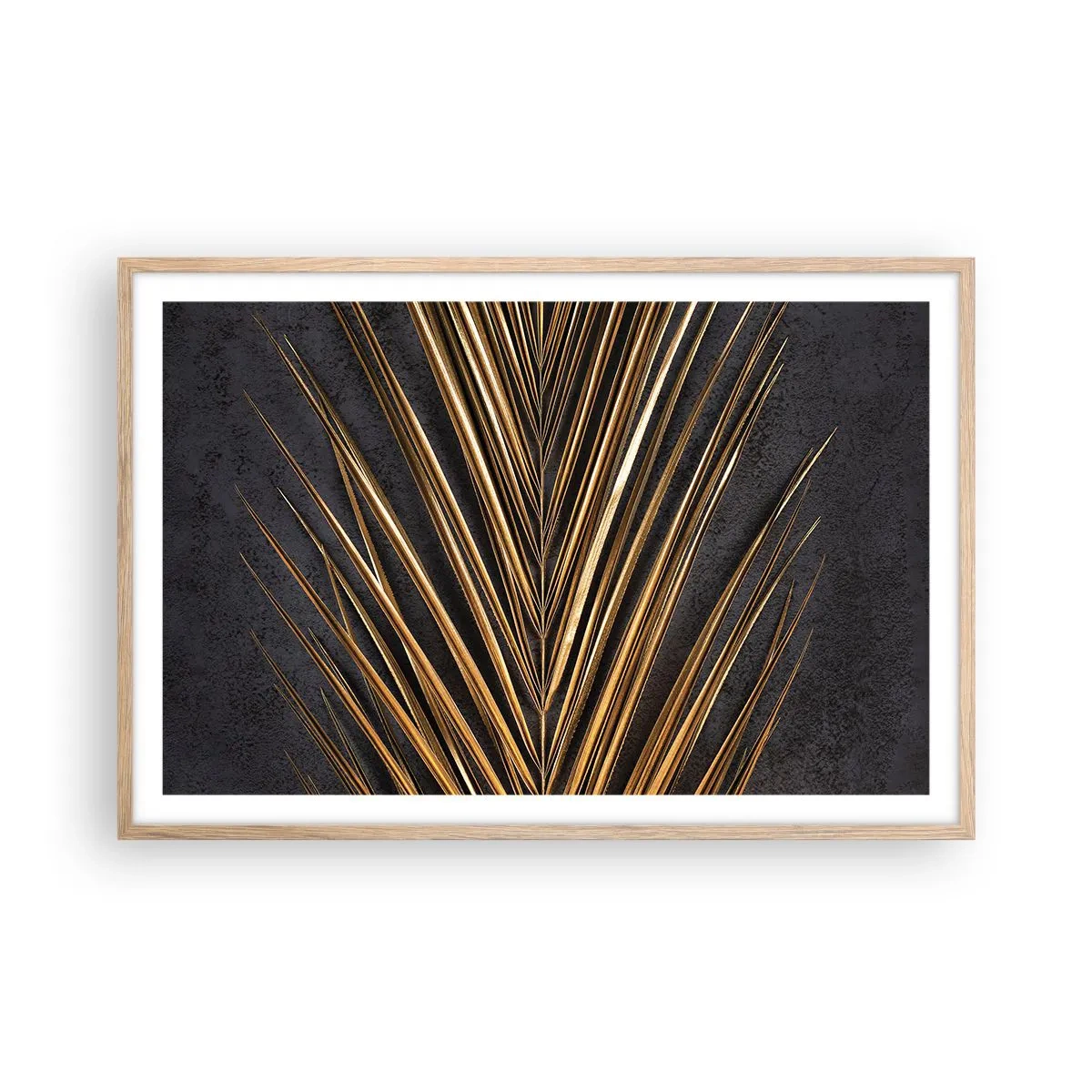 Affisch i ram av ljusek - Tropikens guld - 91x61 cm
