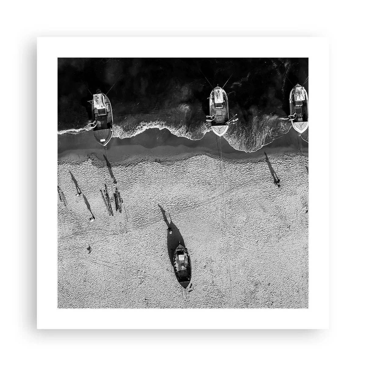 Affisch - Fortfarande på stranden... - 50x50 cm