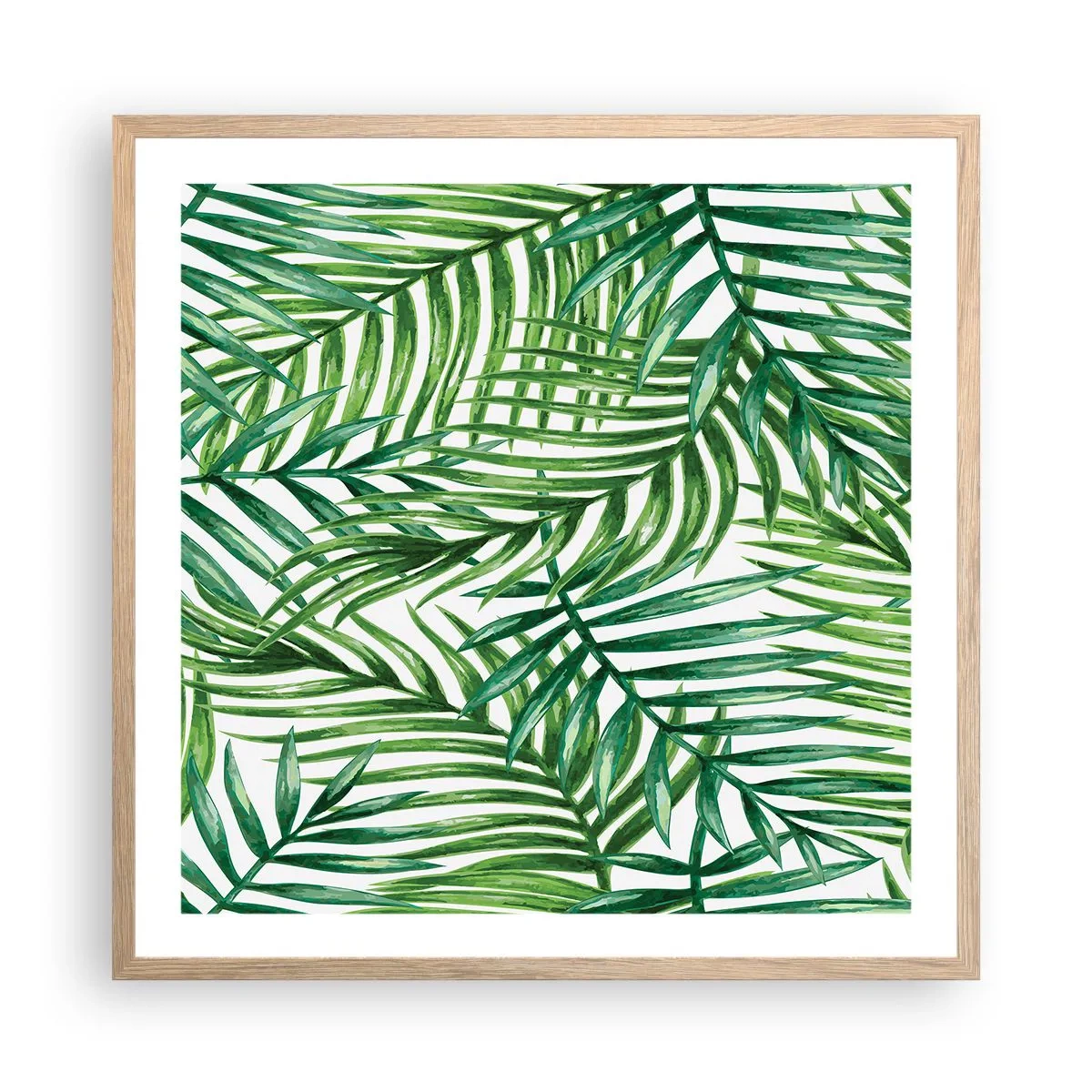 Affisch i ram av ljusek - Under gröna baldakinen - 60x60 cm