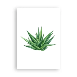 Affisch - Grönt - styrka - liv - 70x100 cm
