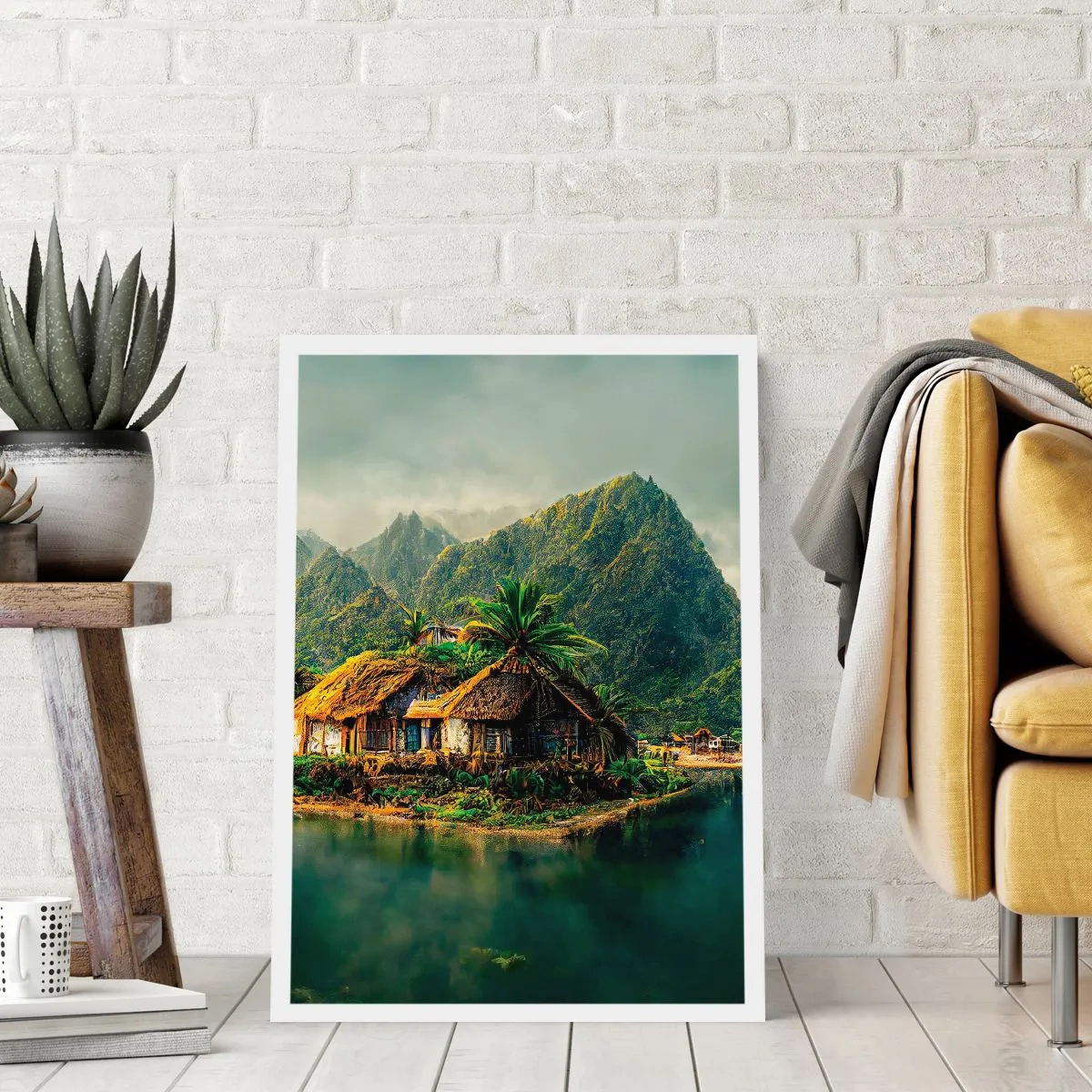 Affisch - Tropiskt paradis - 50x70 cm