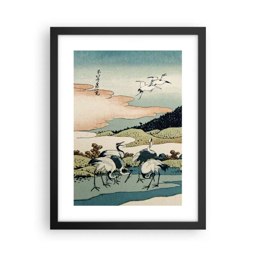 Affisch i svart ram - I japansk anda - 30x40 cm