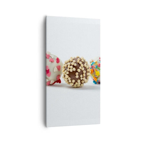 Canvastavla - Bild på duk - Livet kan vara sött - 55x100 cm