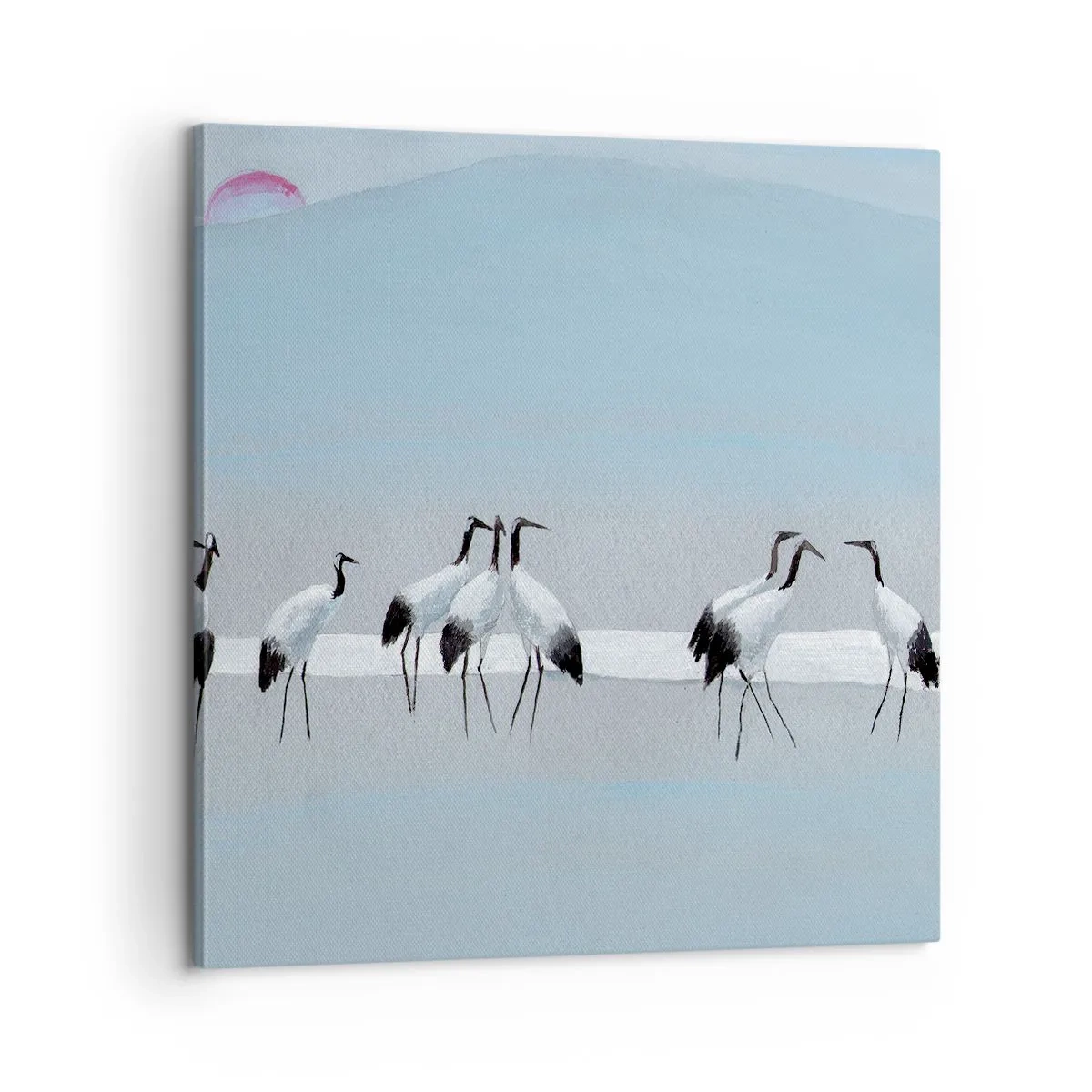 Canvastavla - Bild på duk - Efter en het dag - 60x60 cm