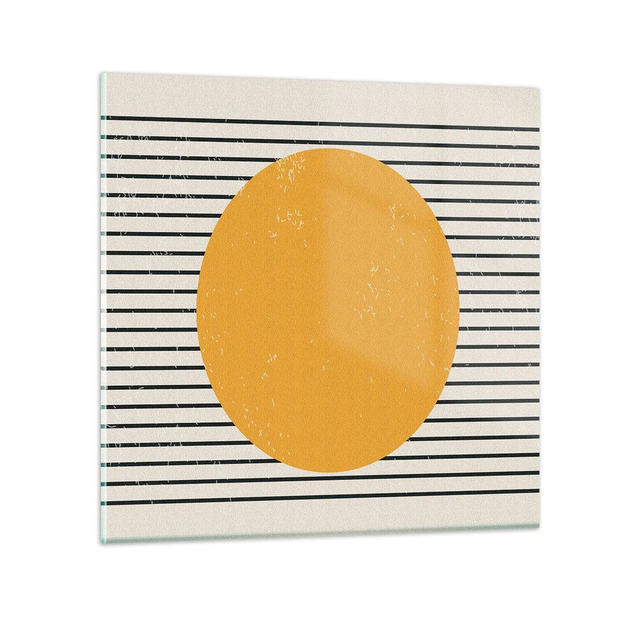 Glastavla - Bild på glas - Enkelhetens kraft - 60x60 cm