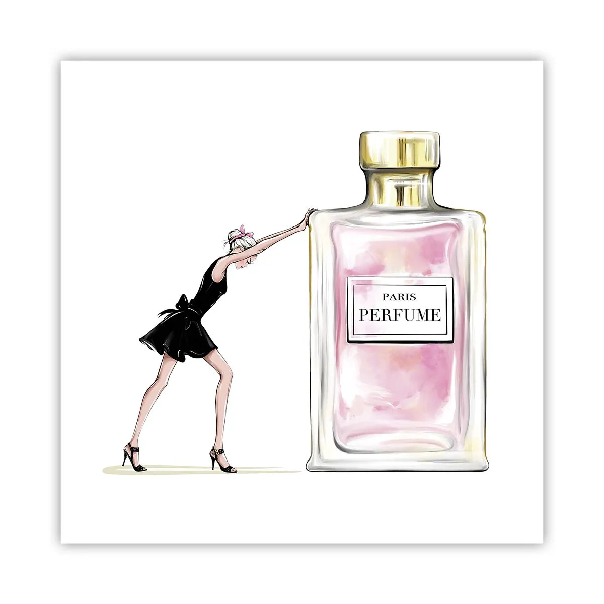 Affisch - Kvinnlighetens kärna - 60x60 cm