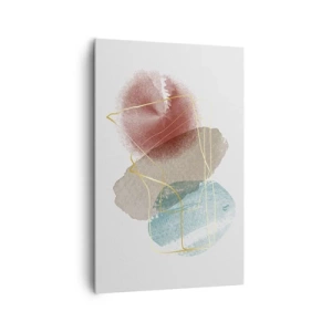 Canvastavla - Bild på duk - Rummets pärlor - 80x120 cm