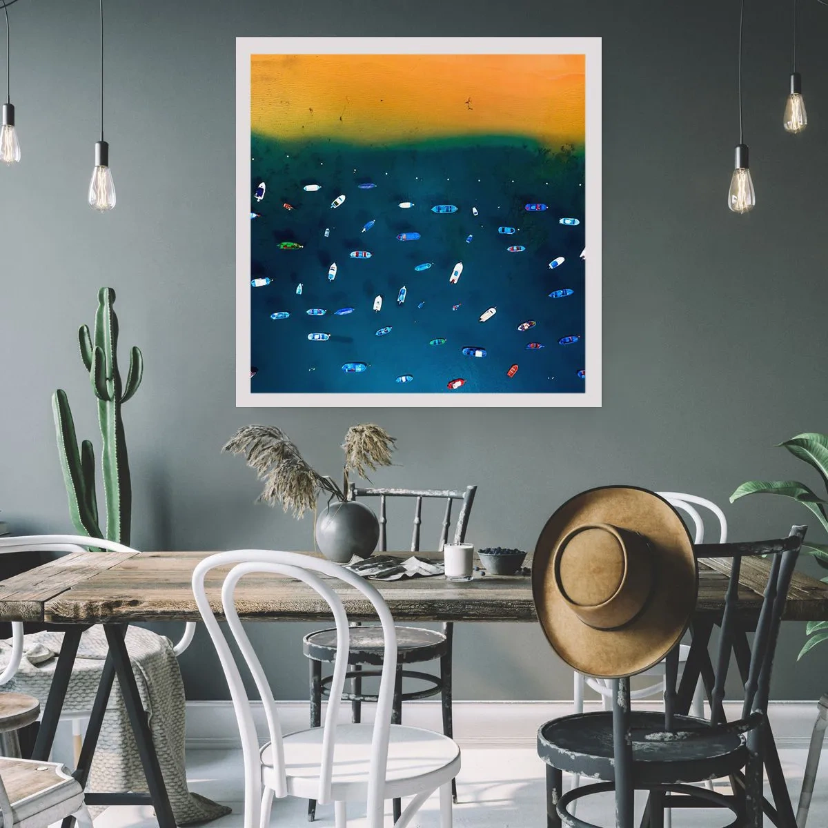 Affisch - Ett semesterspel - 50x50 cm