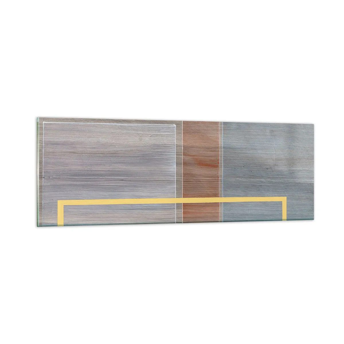 Glastavla - Bild på glas - Rakt och lugnt - 90x30 cm