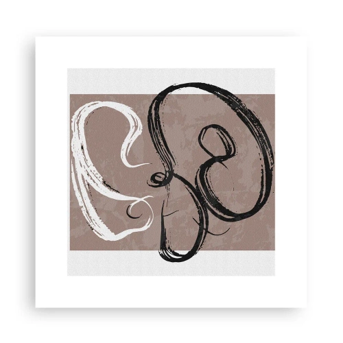 Affisch - Komposition - sökande efter fullständighet - 30x30 cm
