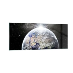 Glastavla - Bild på glas - I fullt sken - 100x40 cm