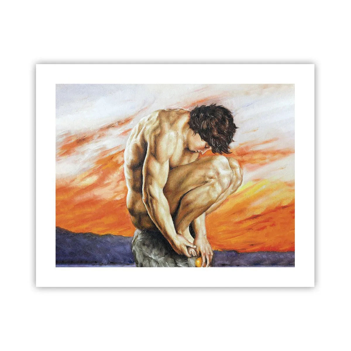 Affisch - Försänkt i sig själv - 50x40 cm