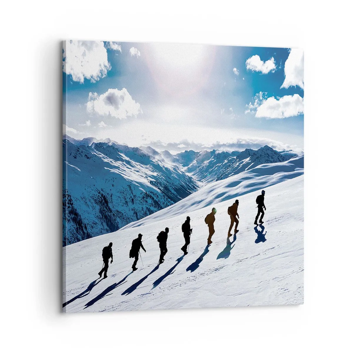 Canvastavla - Bild på duk - Erövrarnas lag - 60x60 cm