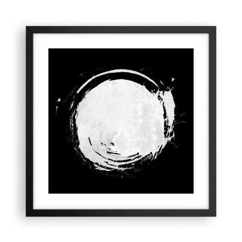 Affisch i svart ram - Den goda vägen ut - 40x40 cm