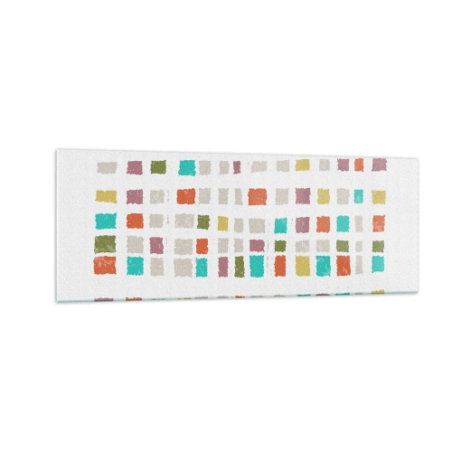 Glastavla - Bild på glas - Ett okänt spel - 140x50 cm
