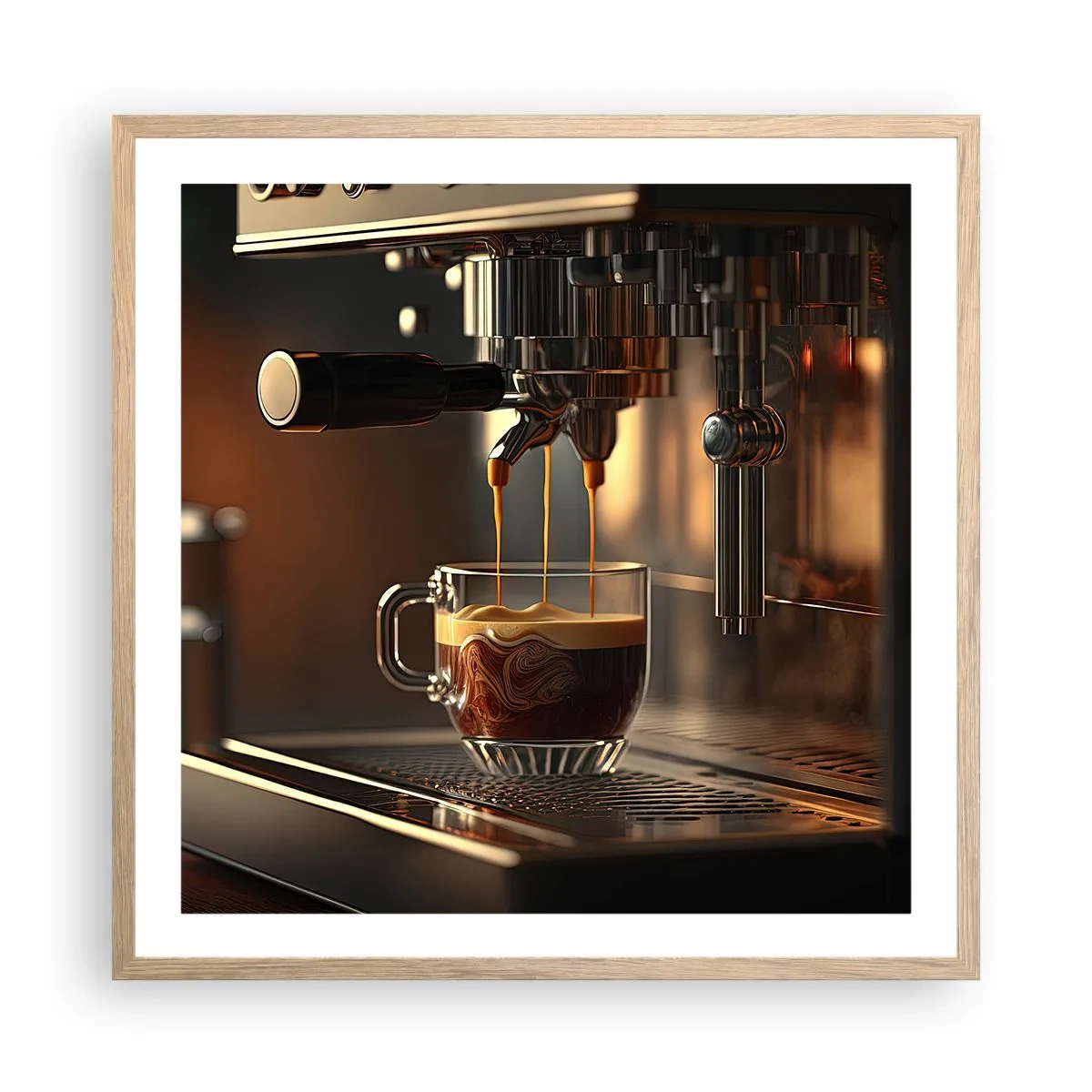 Affisch i ram av ljusek - En sensuell blandning - 60x60 cm