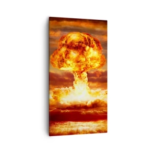 Canvastavla - Bild på duk - Och så blir det slut - 55x100 cm